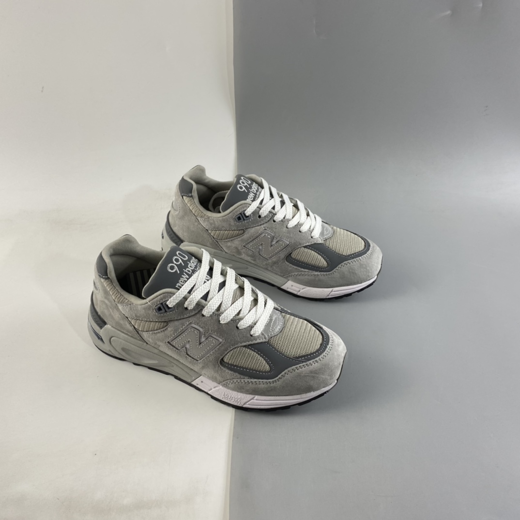 P160  New Balance 990 元祖灰 高端美产系列经典复古休闲运动慢跑鞋 W990GR2