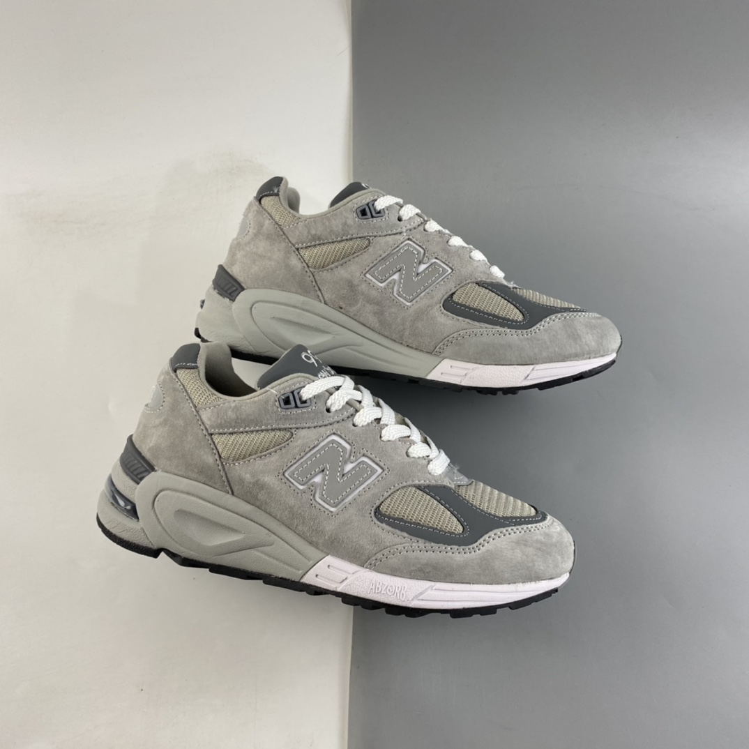 P160  New Balance 990 元祖灰 高端美产系列经典复古休闲运动慢跑鞋 W990GR2