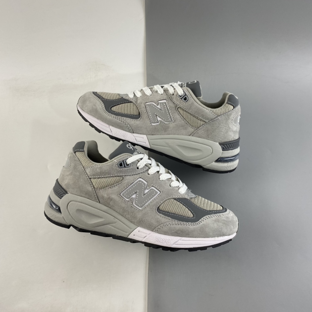 P160  New Balance 990 元祖灰 高端美产系列经典复古休闲运动慢跑鞋 W990GR2