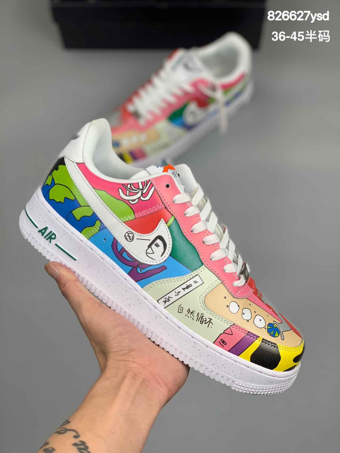 
耐克Nike Air Force 1 Low  空军一号低帮百搭涂鸦休闲运动板鞋
货号：315122 111
尺码：36-45半码
编码：826627ysd