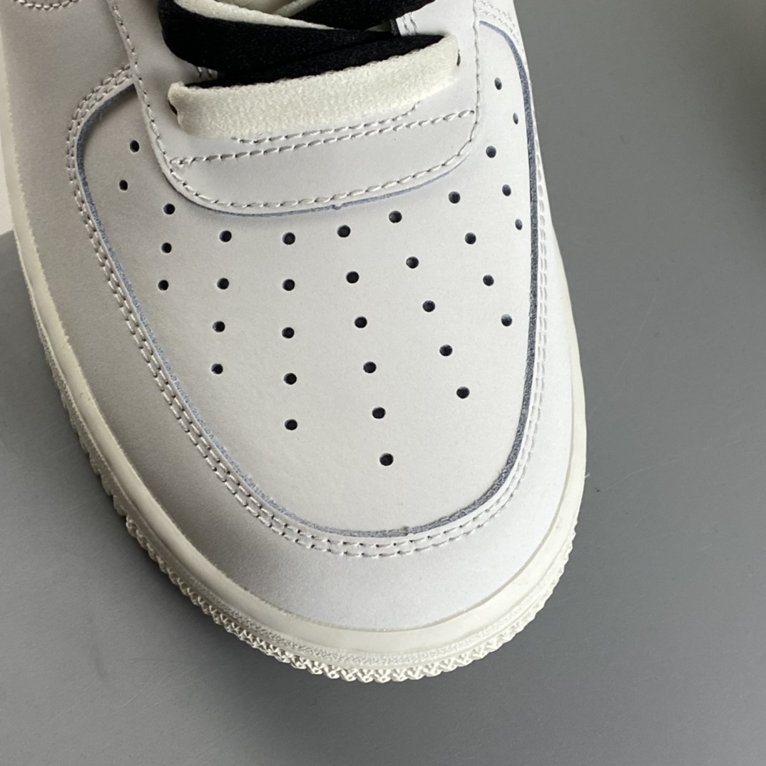 P240  NIKE Air Force 1 Low ’07  “米白红电绣勾”空军一号低帮休闲板鞋 CL6326-108