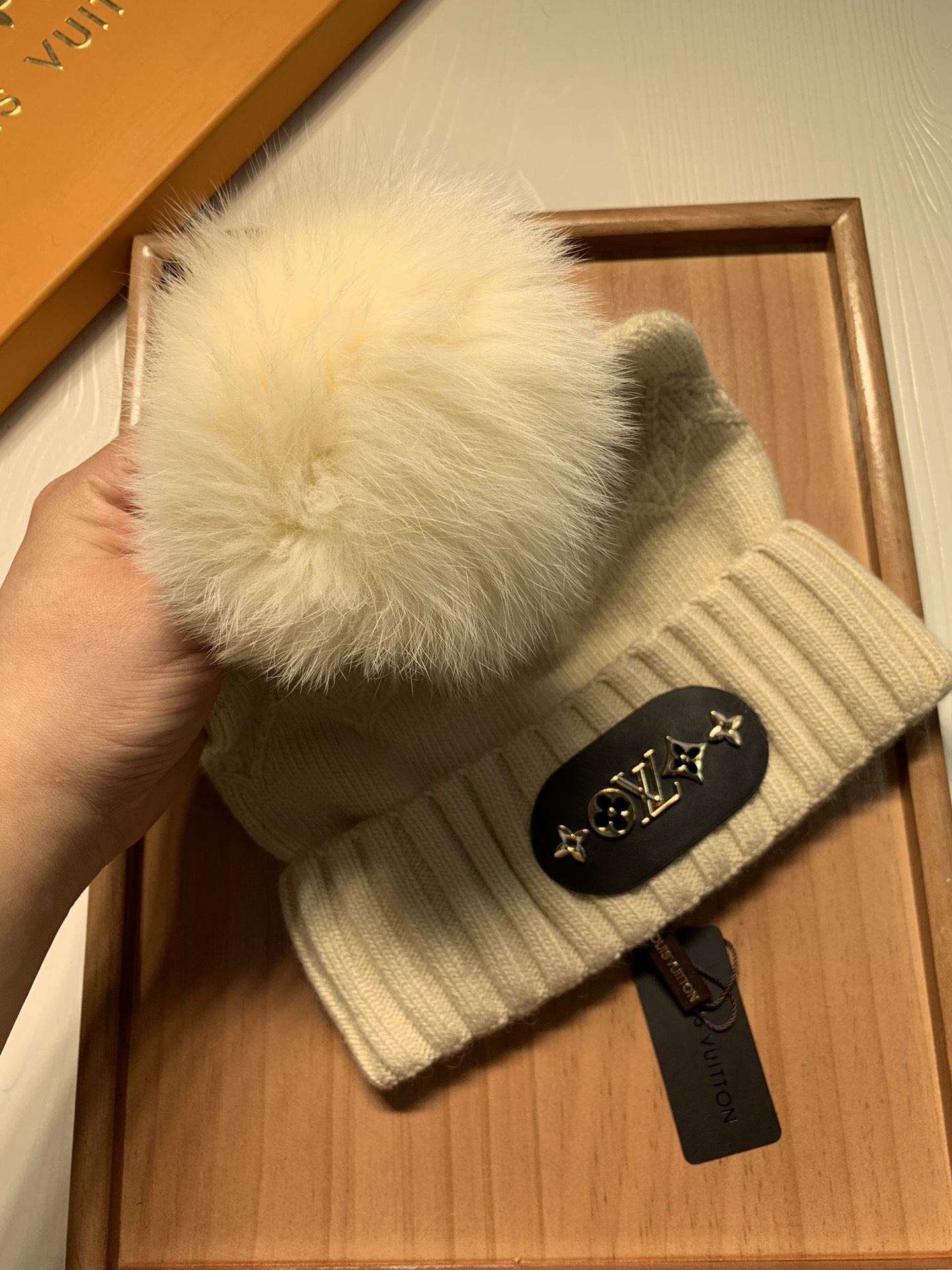 🌹。L家。 【羊毛单帽-带狐狸毛球】客供小羊毛！珍贵典藏的灵魂帽子！客供色纱.每个颜色都非常好看！经典！