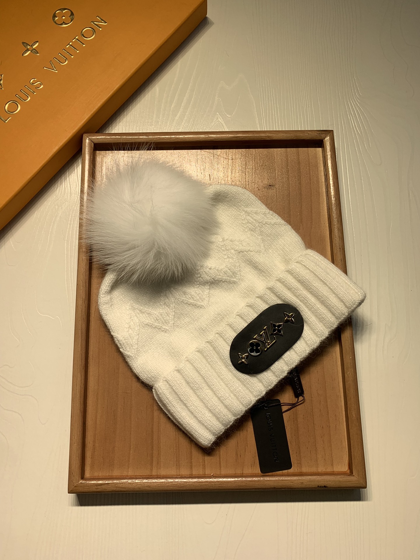 🌹。L家。 【羊毛单帽-带狐狸毛球】客供小羊毛！珍贵典藏的灵魂帽子！客供色纱.每个颜色都非常好看！经典！