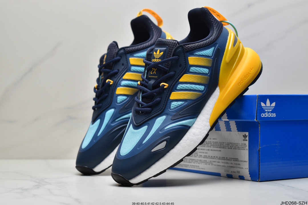 190 阿迪达斯AD Originals ZX 2K Boost 2.0采用科技风设计GZ9087