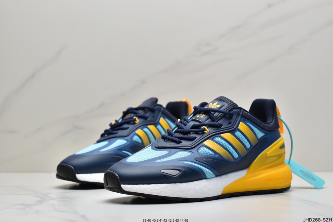190 阿迪达斯AD Originals ZX 2K Boost 2.0采用科技风设计GZ9087