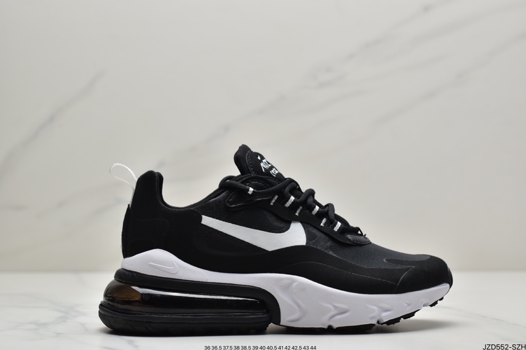 140 耐克Nike Wmns Air Max 270 React ”White/Light Blue”270瑞亚赛车慢跑鞋CI3899-500