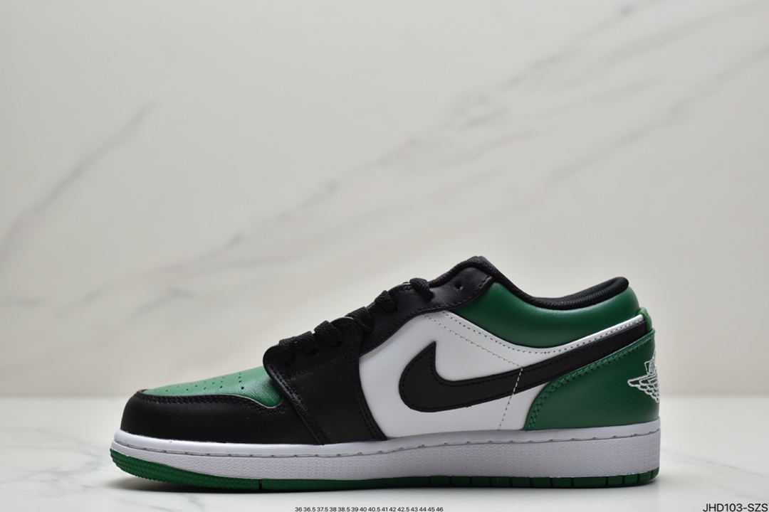 190 Nike Air Jordan 1 Low”Bred Toe”AJ1乔丹一代低帮经典复古文化休闲运动篮球鞋“红黑脚趾”553558-371