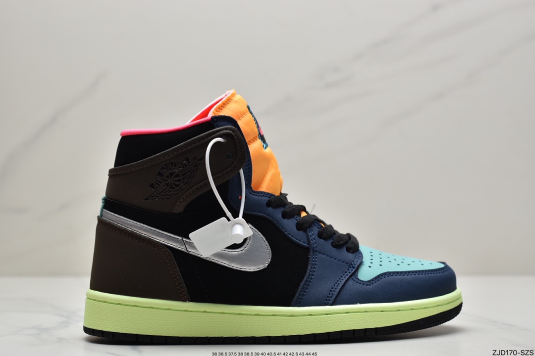 240 Air Jordan 1 High OG 灰银麂皮鞋面