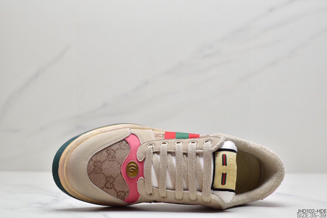 190 Gucci Distressed Screener sneaker 古驰小脏鞋系列