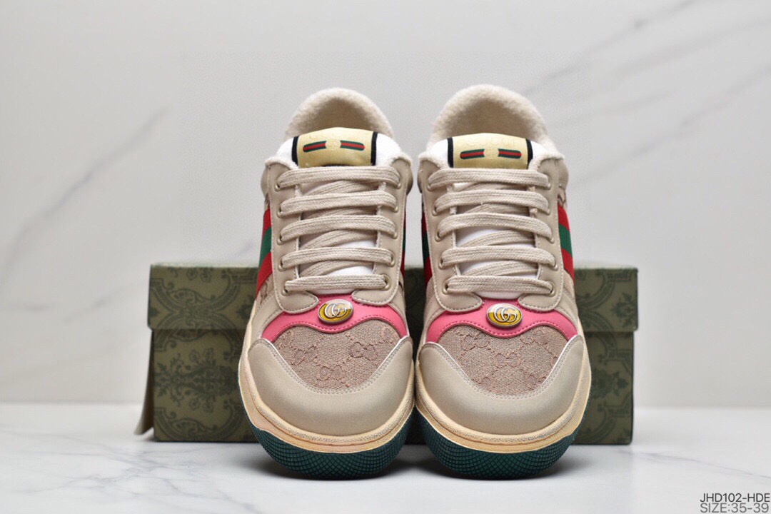 190 Gucci Distressed Screener sneaker 古驰小脏鞋系列