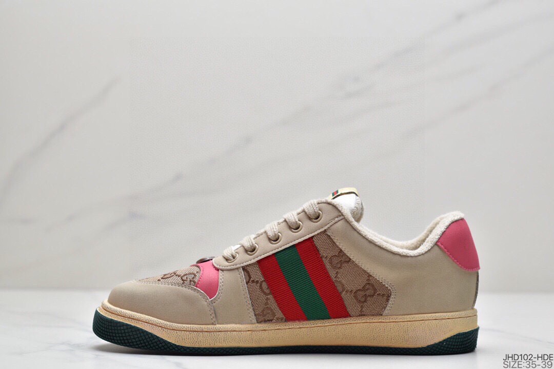 190 Gucci Distressed Screener sneaker 古驰小脏鞋系列