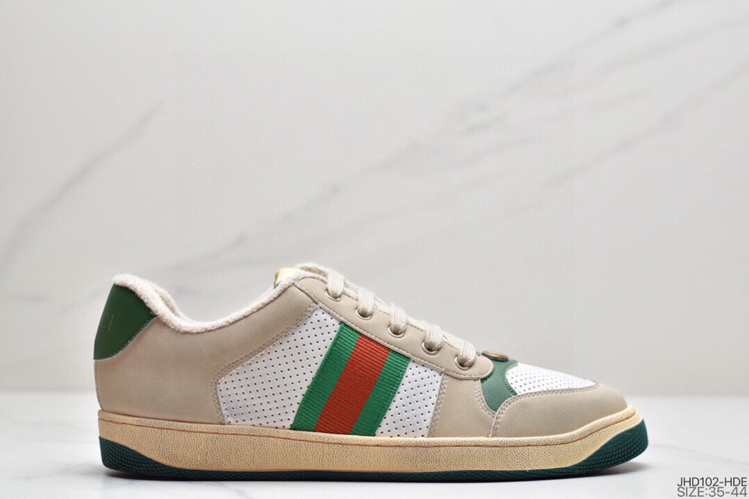 190 Gucci Distressed Screener sneaker 古驰小脏鞋系列