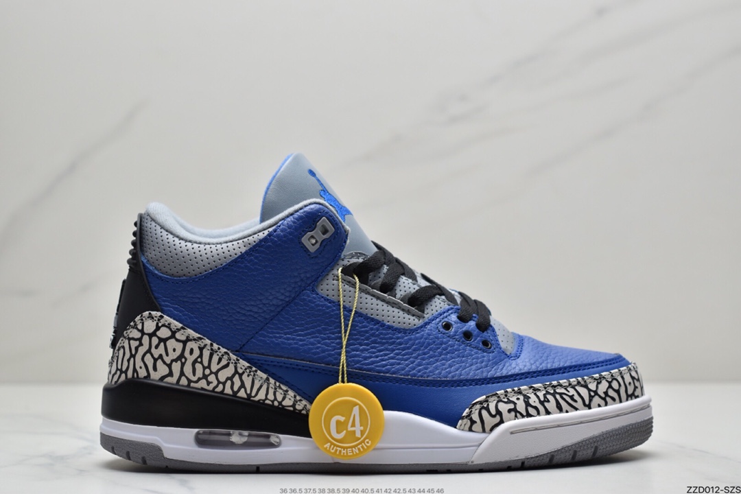 250 乔丹Air Jordan 3 AJ3代中帮复古休闲运动文化篮球鞋 CT8532