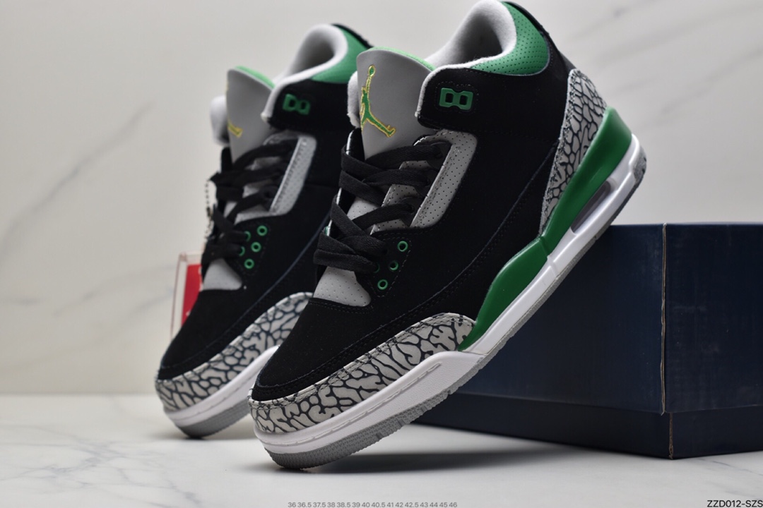 250 乔丹Air Jordan 3 AJ3代中帮复古休闲运动文化篮球鞋 CT8532
