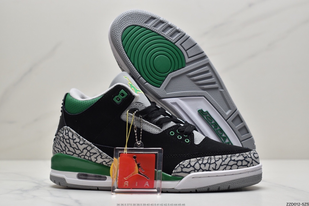 250 乔丹Air Jordan 3 AJ3代中帮复古休闲运动文化篮球鞋 CT8532