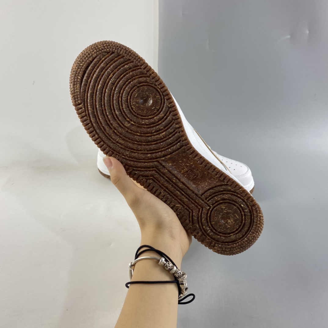 P200  NIKE Air Force 1’07 空军一号帆皮拼接低帮休闲板鞋 CZ0338-101