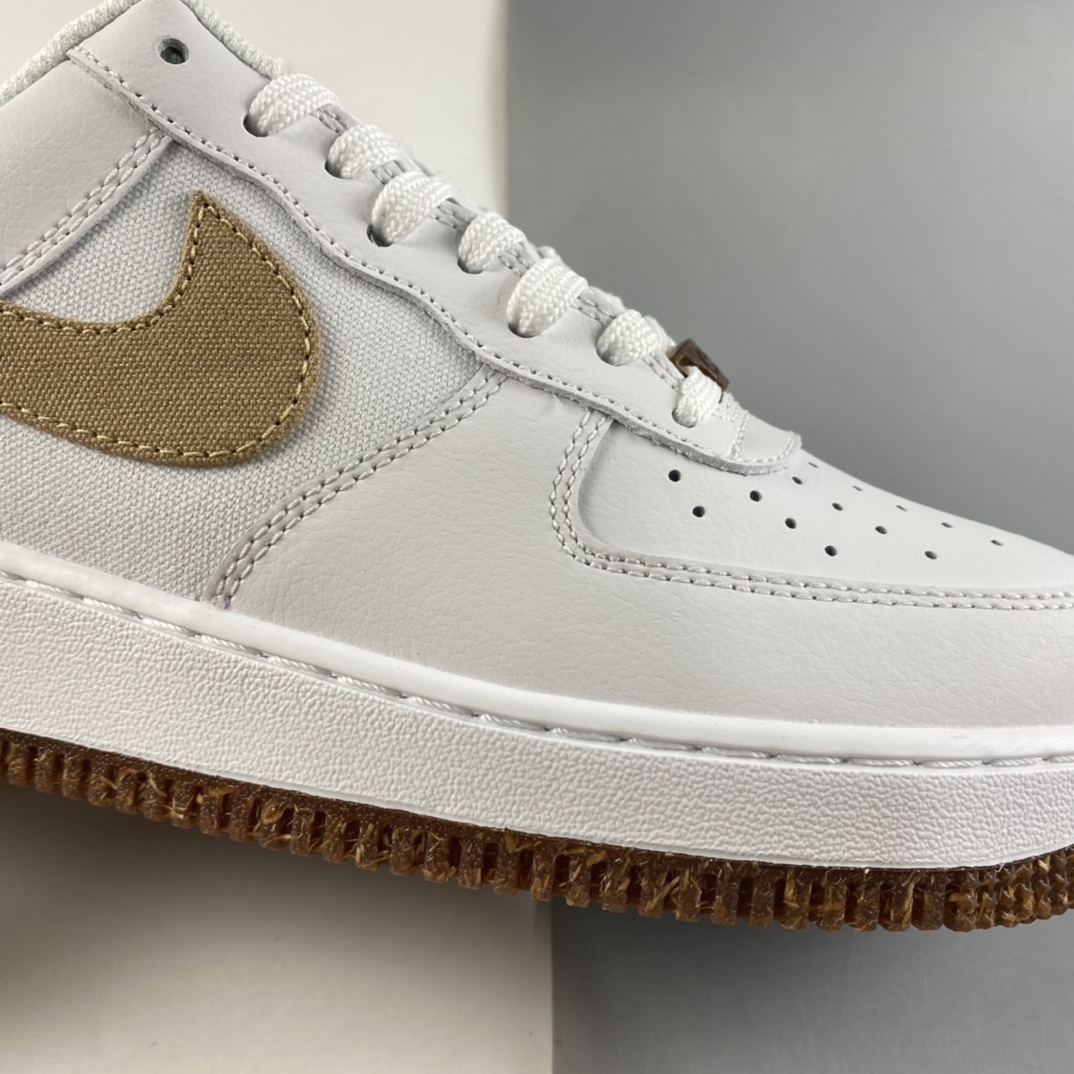 P200  NIKE Air Force 1’07 空军一号帆皮拼接低帮休闲板鞋 CZ0338-101