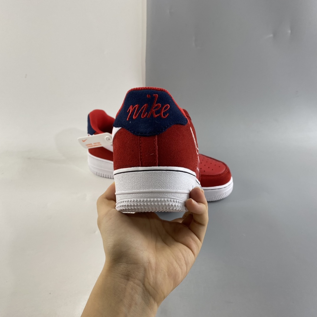 P200  NIKE Air Force 1’07 Low“中国红电绣勾”板鞋 DB3597-600