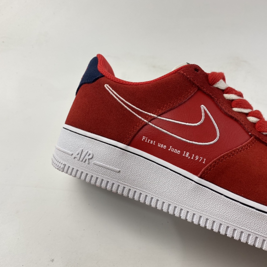 P200  NIKE Air Force 1’07 Low“中国红电绣勾”板鞋 DB3597-600