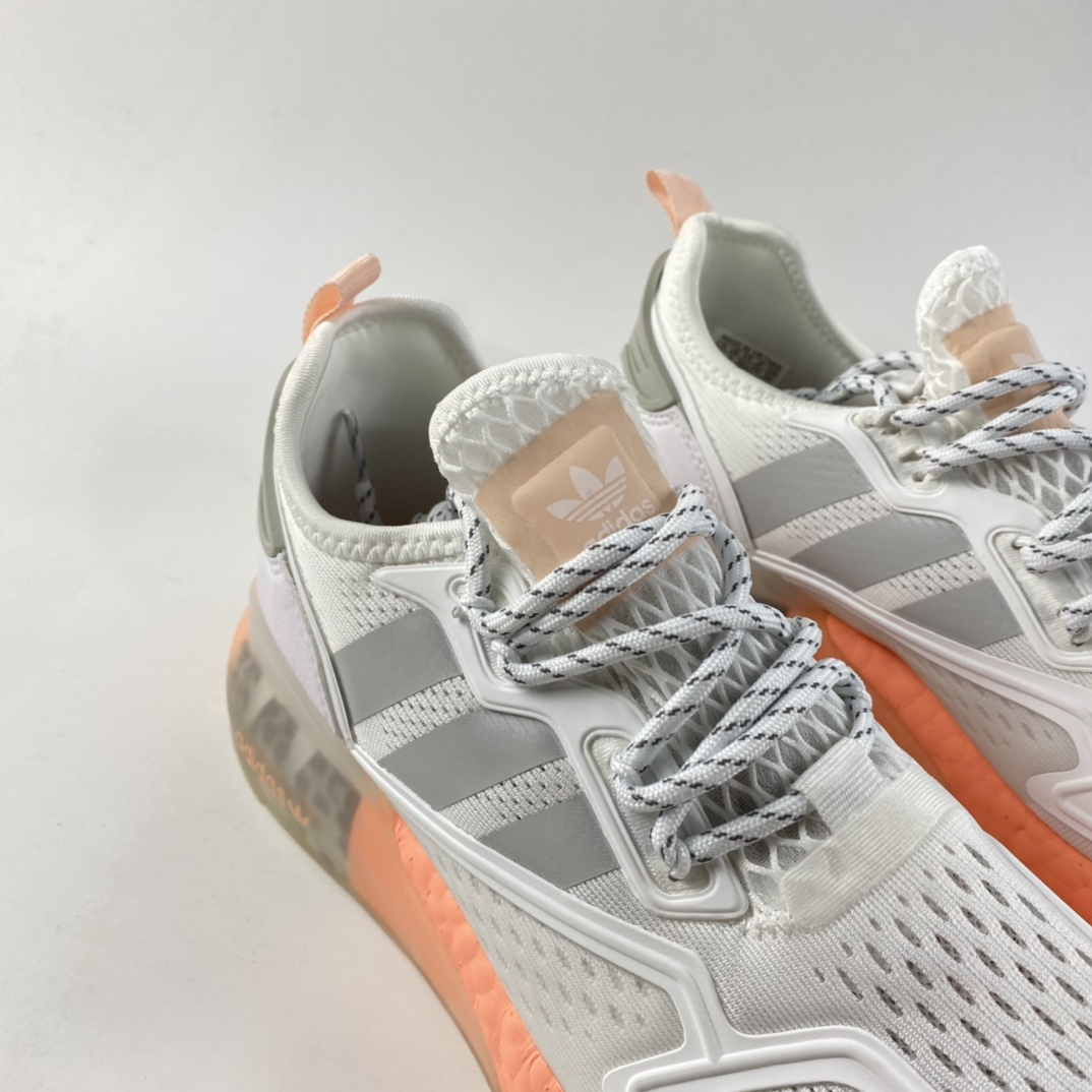 P220  Ad ZX 2K Boost 网纱针织呼吸面套脚休闲运动慢跑鞋 FY2013