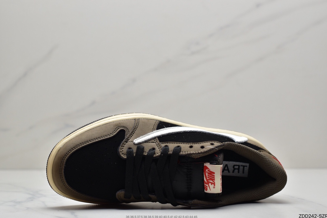 230 fragment design x Travis Scott x Nike Air Jordan 1 Low OG SP”Black/Red”AJ1乔丹篮球鞋CQ4278