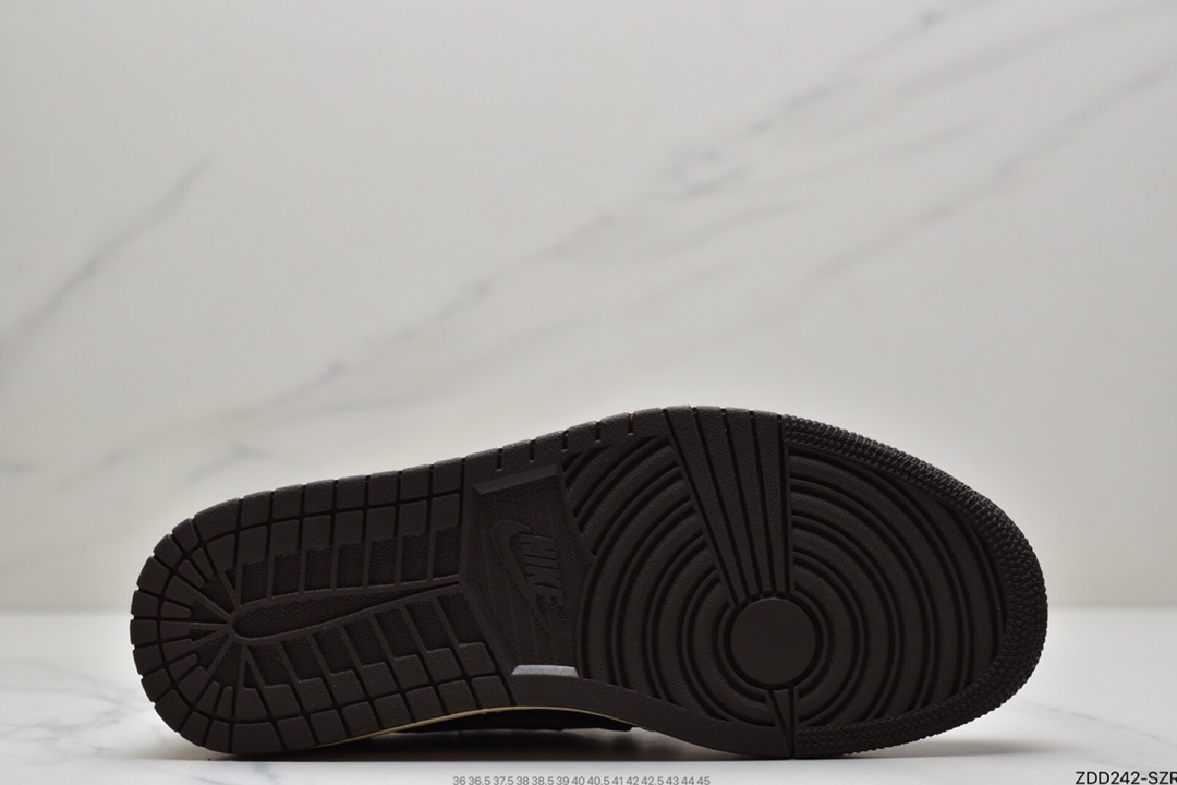 230 fragment design x Travis Scott x Nike Air Jordan 1 Low OG SP”Black/Red”AJ1乔丹篮球鞋CQ4278