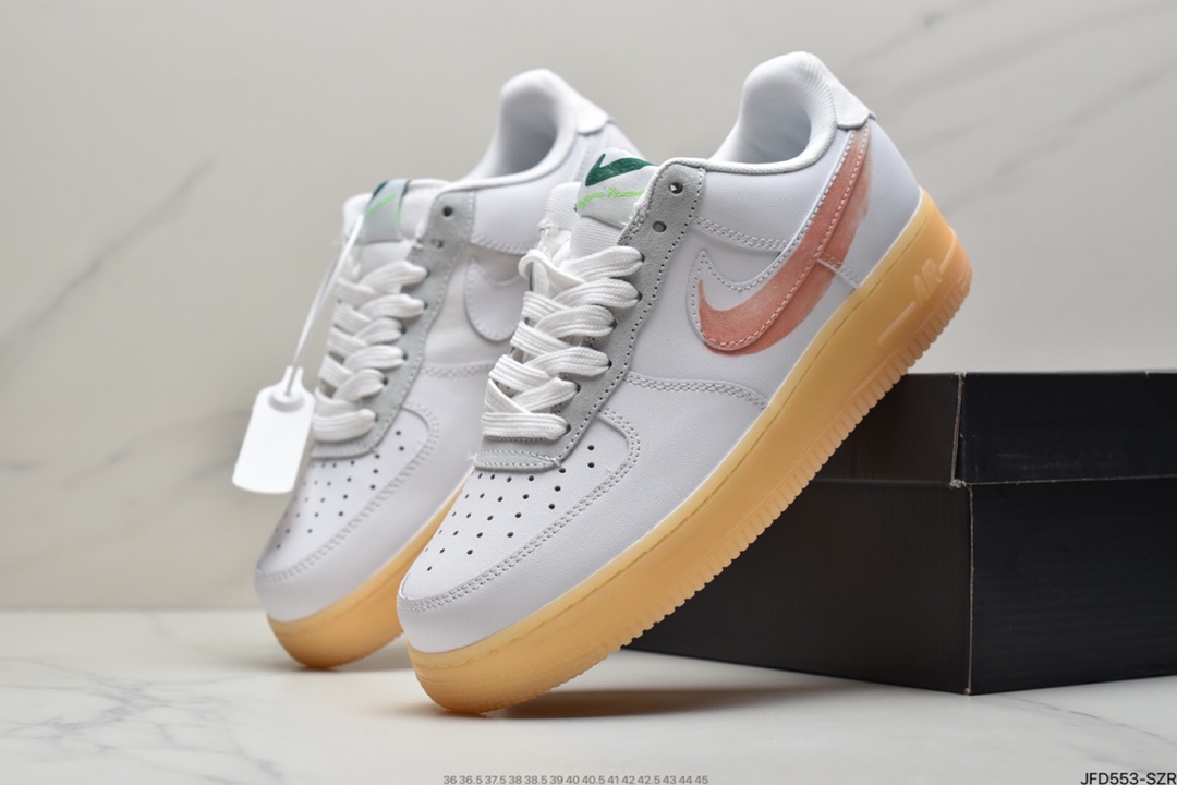 170 Mayumi Yamase x Nike Air Force 1 Low QS Flyleather ”Earth Day”空军一号经典低帮百搭休闲运动板鞋DB3598-100