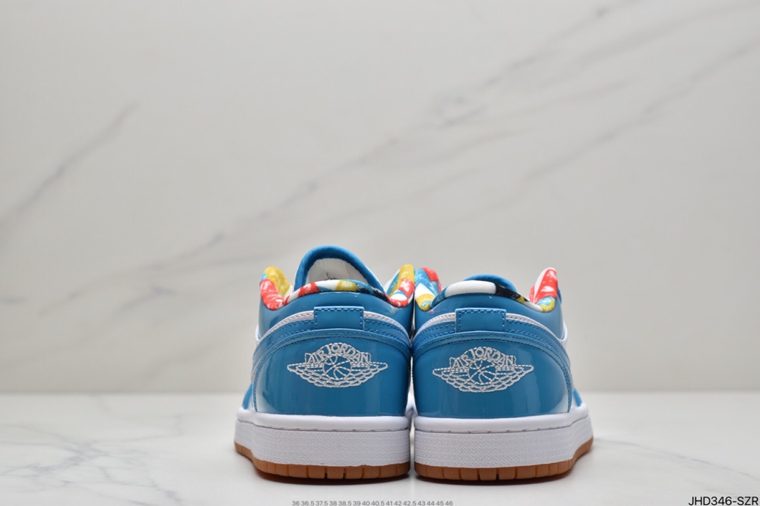 190 Air Jordan 1 Low 整双鞋采用漆皮材质覆盖DC6991-400
