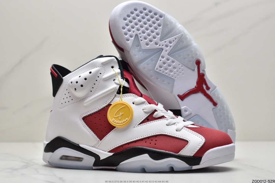 290 耐克Air Jordan AJ6 “Carmine” 复刻胭脂红 CT8529-106