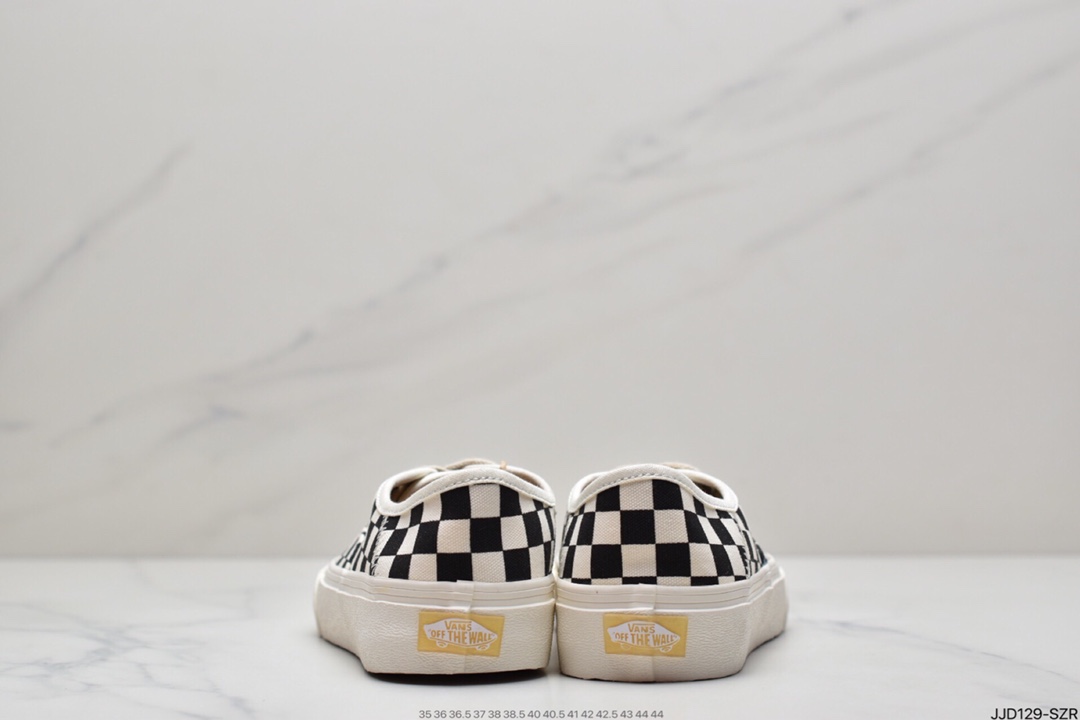 130 万斯Vans Authentic 经典安娜海姆 4孔低帮硫化滑板鞋休闲板鞋
