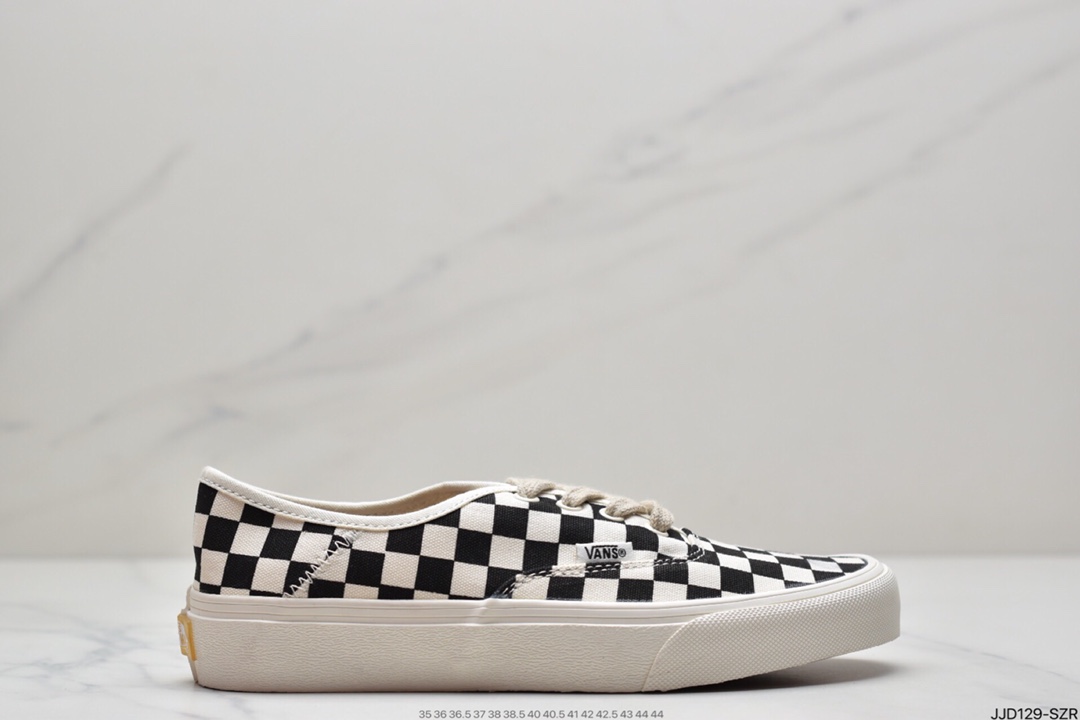 130 万斯Vans Authentic 经典安娜海姆 4孔低帮硫化滑板鞋休闲板鞋