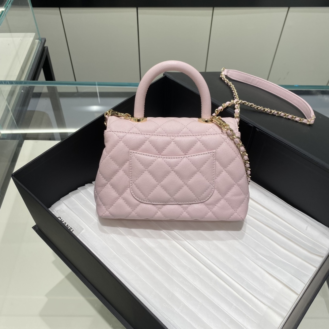 Chanel Coco Handle Flap SmallMini Bag Black  THE PURSE AFFAIR