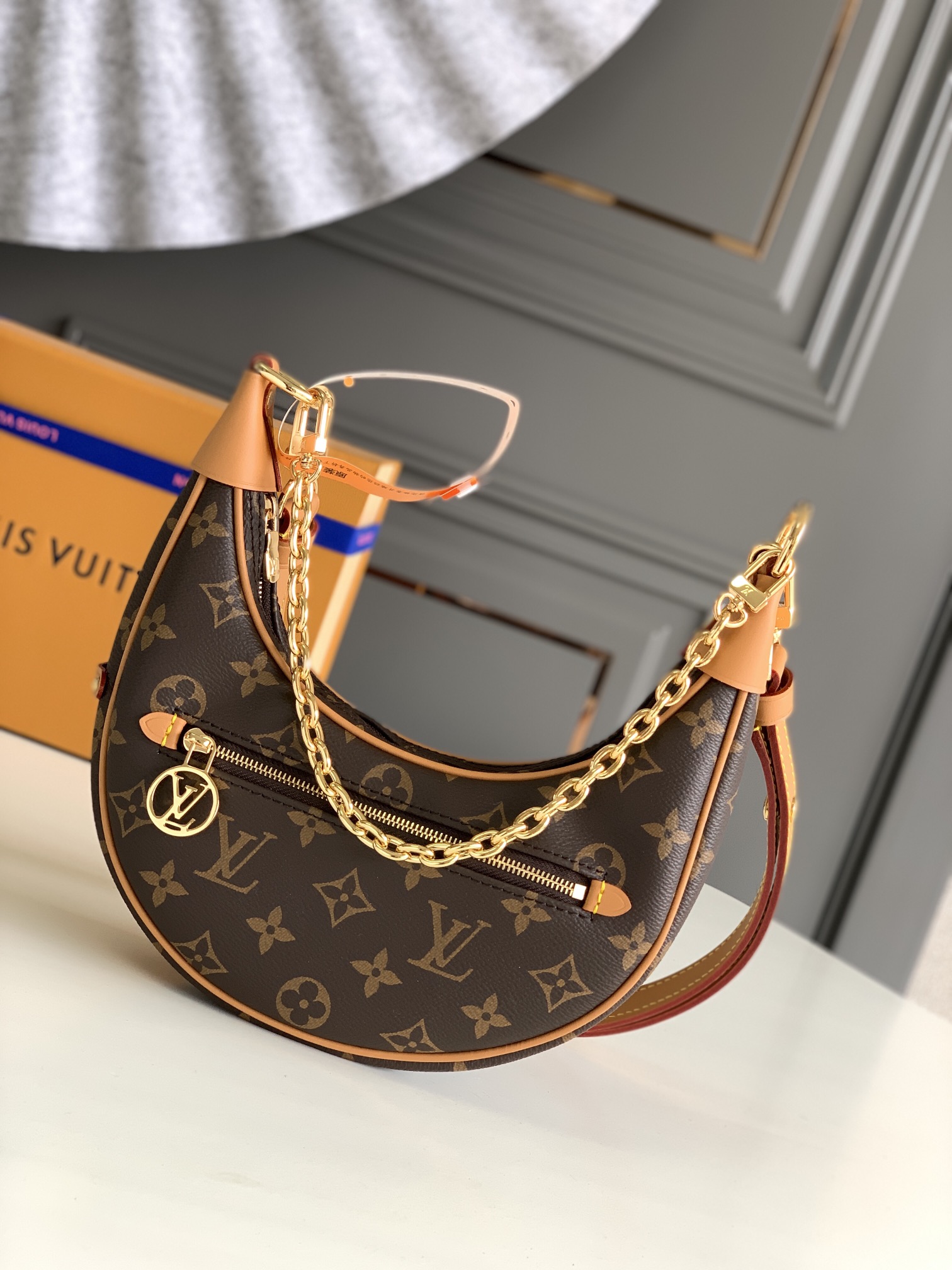 Top quality Fake
 Louis Vuitton Handbags Crossbody & Shoulder Bags Monogram Canvas Vintage Chains M44036