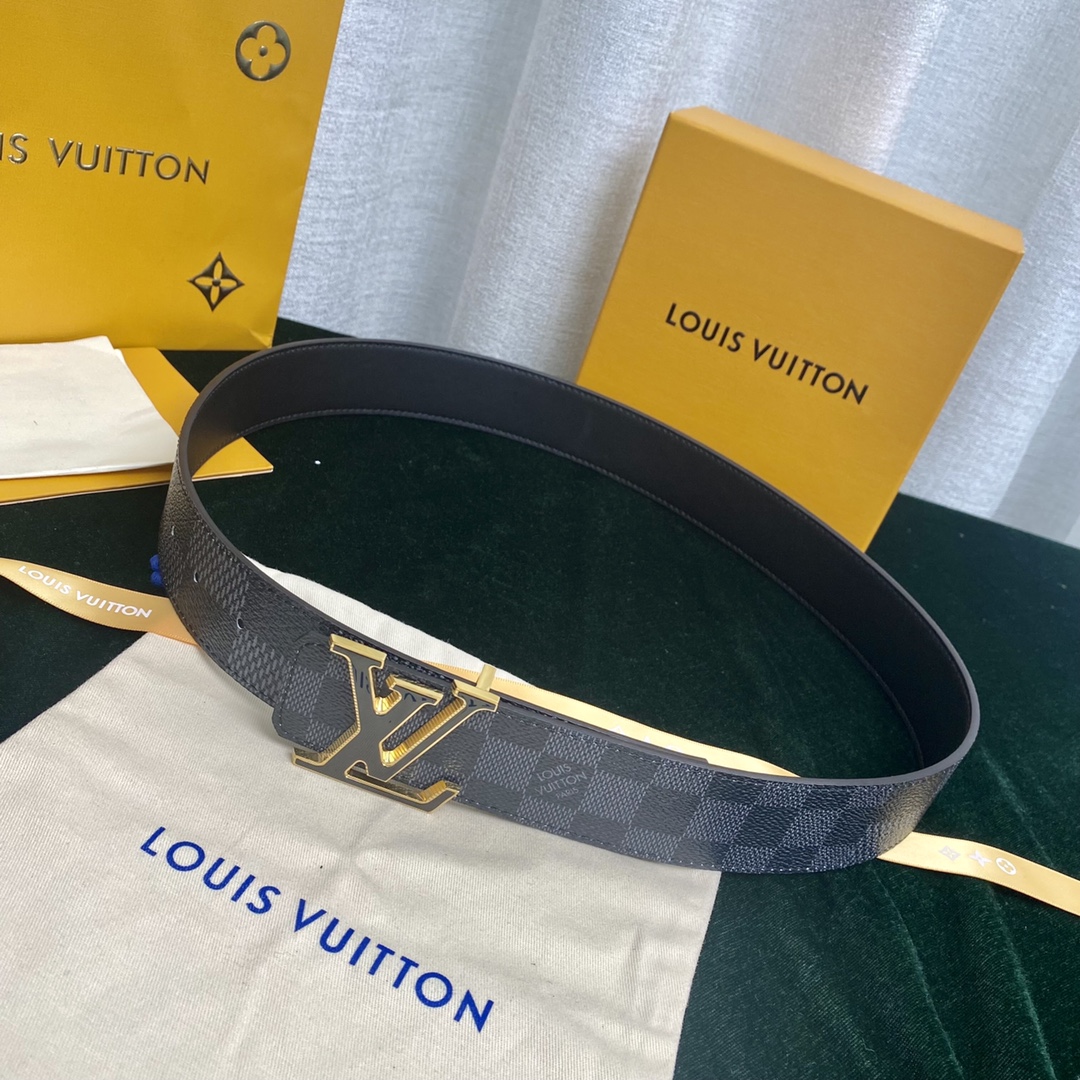 Louis Vuitton Belts Calfskin Canvas Cowhide Spring Collection