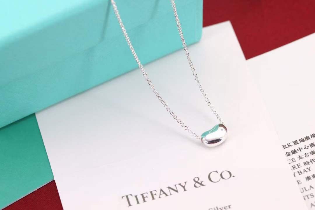 Tiffany & Co. Tiffany&Co.纯银豆豆 锁骨项链小号