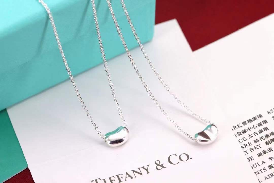 Tiffany & Co. Tiffany&Co.纯银豆豆 锁骨项链小号