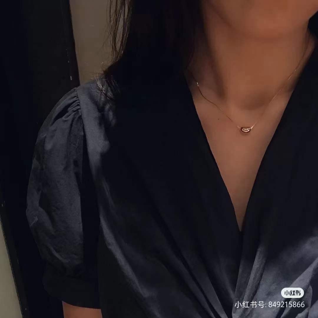 Tiffany & Co. Tiffany&Co.纯银豆豆 锁骨项链小号