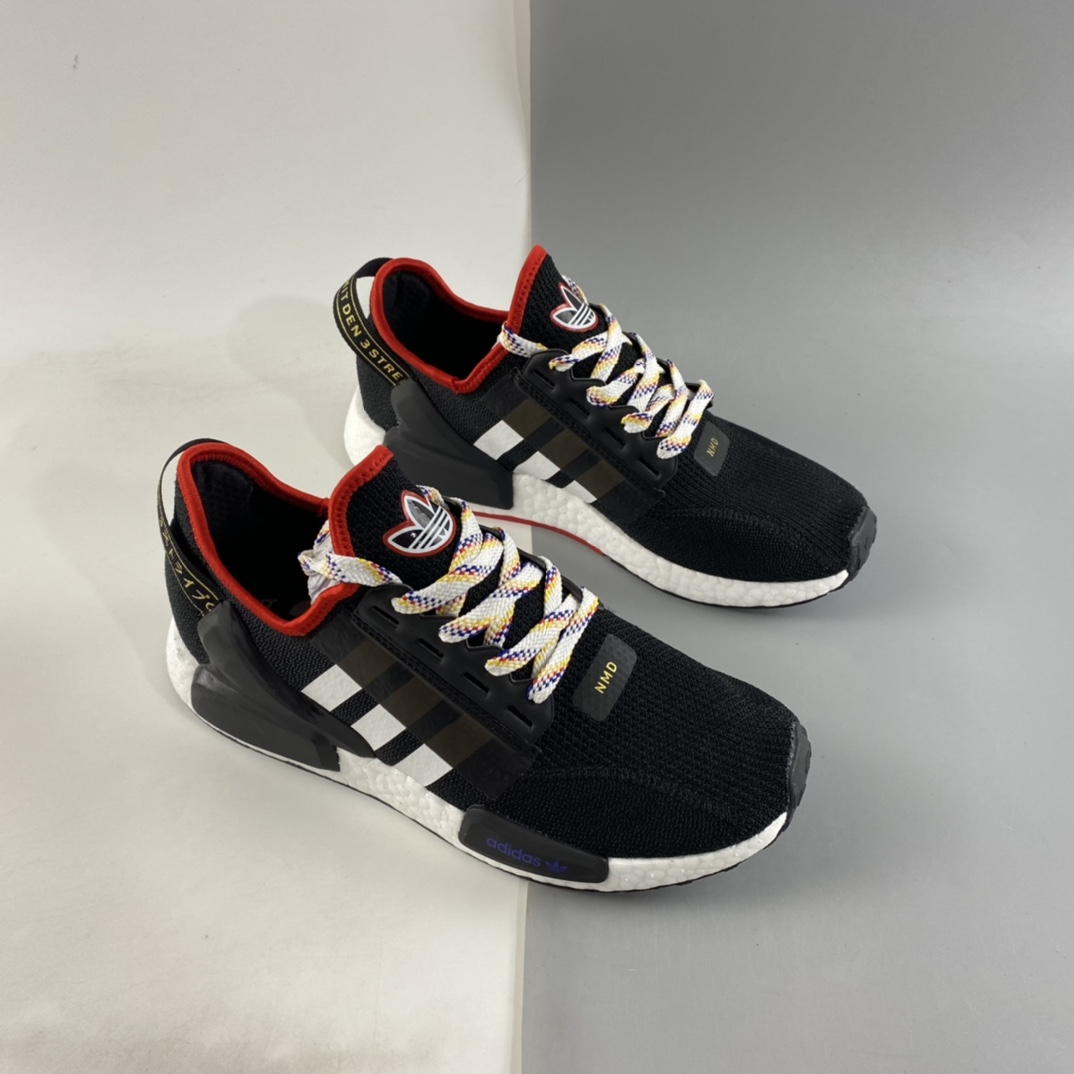 P200  Ad NMD Boost RI.V2 阿迪达斯爆米花超弹中底 跑鞋 GY5355