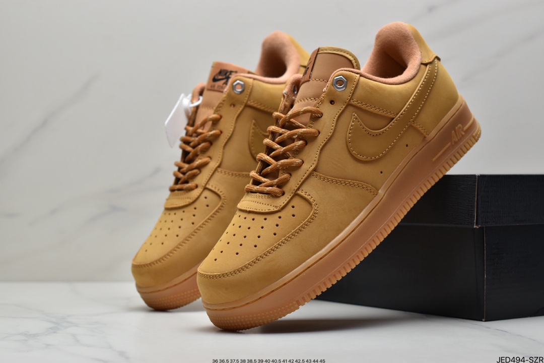 150 耐克Nike Air Force 1 Low ’07 WB“Wheat”空军一号低帮经典百搭休闲运动板鞋AA4061-200