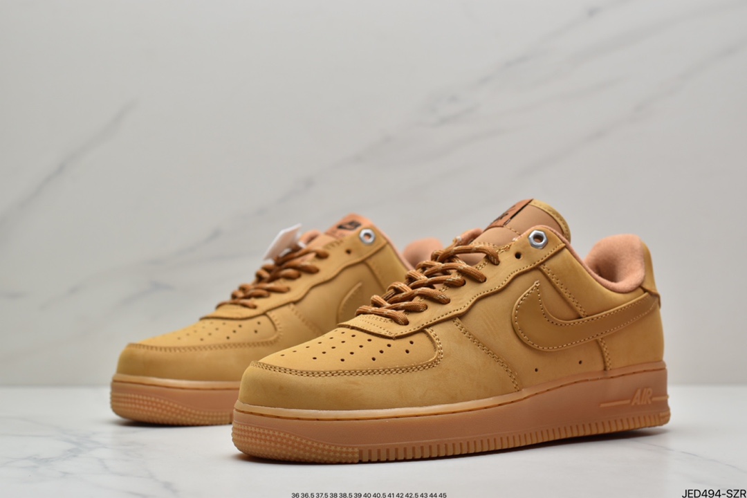 150 耐克Nike Air Force 1 Low ’07 WB“Wheat”空军一号低帮经典百搭休闲运动板鞋AA4061-200