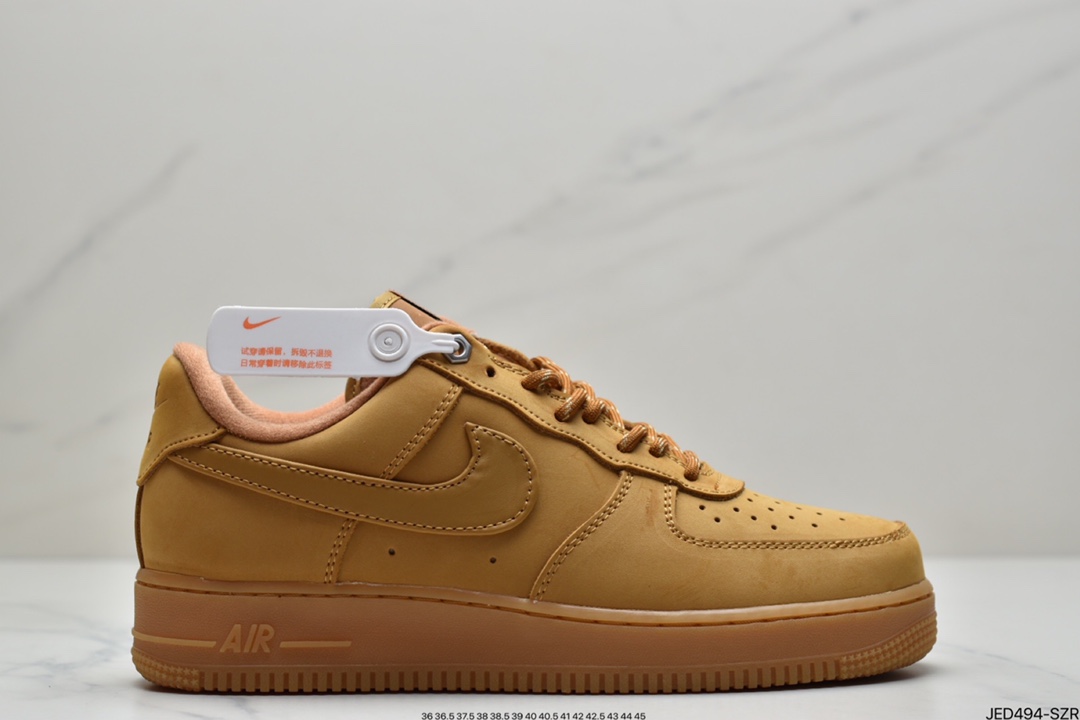 150 耐克Nike Air Force 1 Low ’07 WB“Wheat”空军一号低帮经典百搭休闲运动板鞋AA4061-200