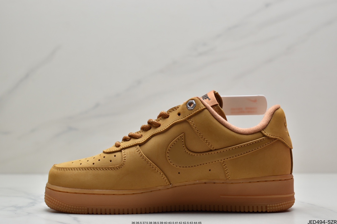 150 耐克Nike Air Force 1 Low ’07 WB“Wheat”空军一号低帮经典百搭休闲运动板鞋AA4061-200