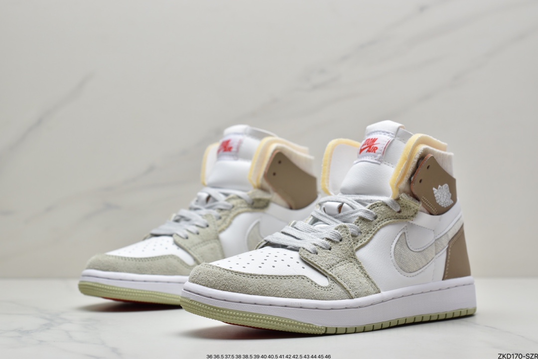 270  Air Jordan 1 Zoom CMFT 视觉效果亮眼的同时极具质感CT0979-102