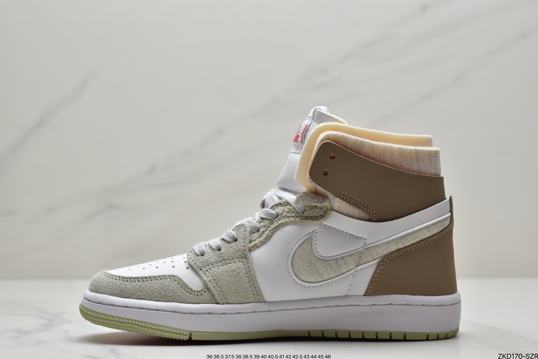 270  Air Jordan 1 Zoom CMFT 视觉效果亮眼的同时极具质感CT0979-102