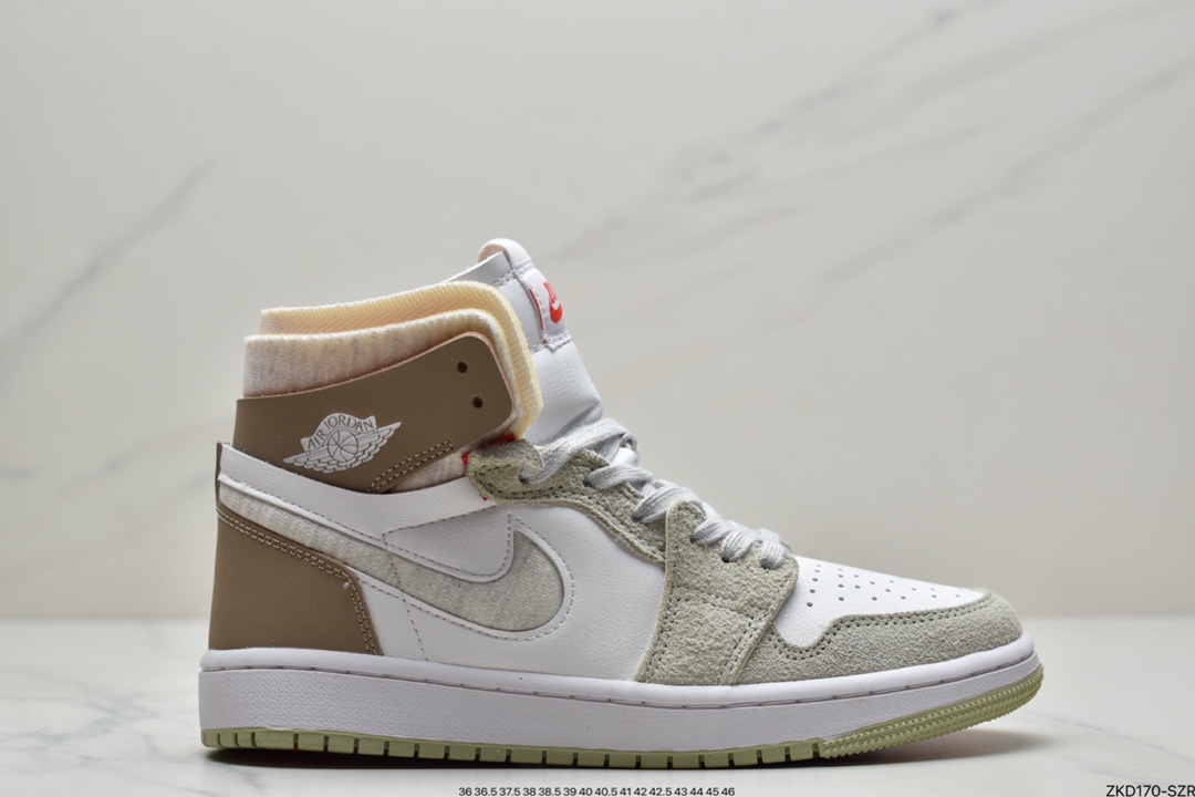 270  Air Jordan 1 Zoom CMFT 视觉效果亮眼的同时极具质感CT0979-102