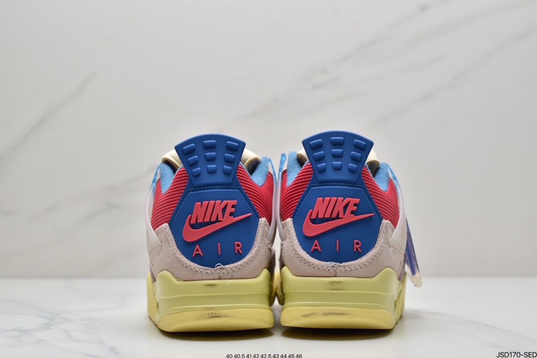 200 Union LA x Air Jordan 4 Retro Guava Ice”蓝粉 DC9533
