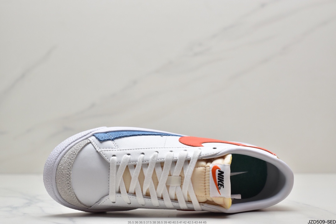 140 NIKE Blazer Low ’1977 Vintage”White/Light Blue/Grey”经典板鞋 DC4769-105