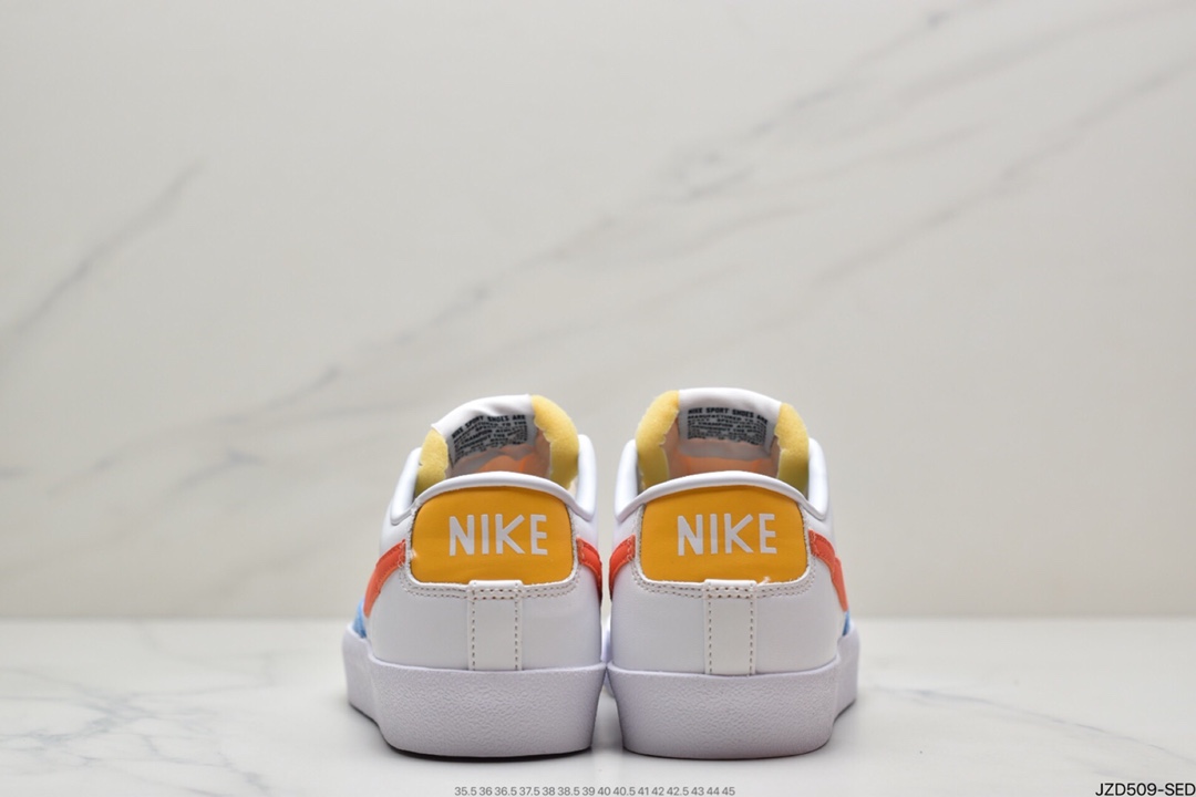 140 NIKE Blazer Low ’1977 Vintage”White/Light Blue/Grey”经典板鞋 DC4769-105