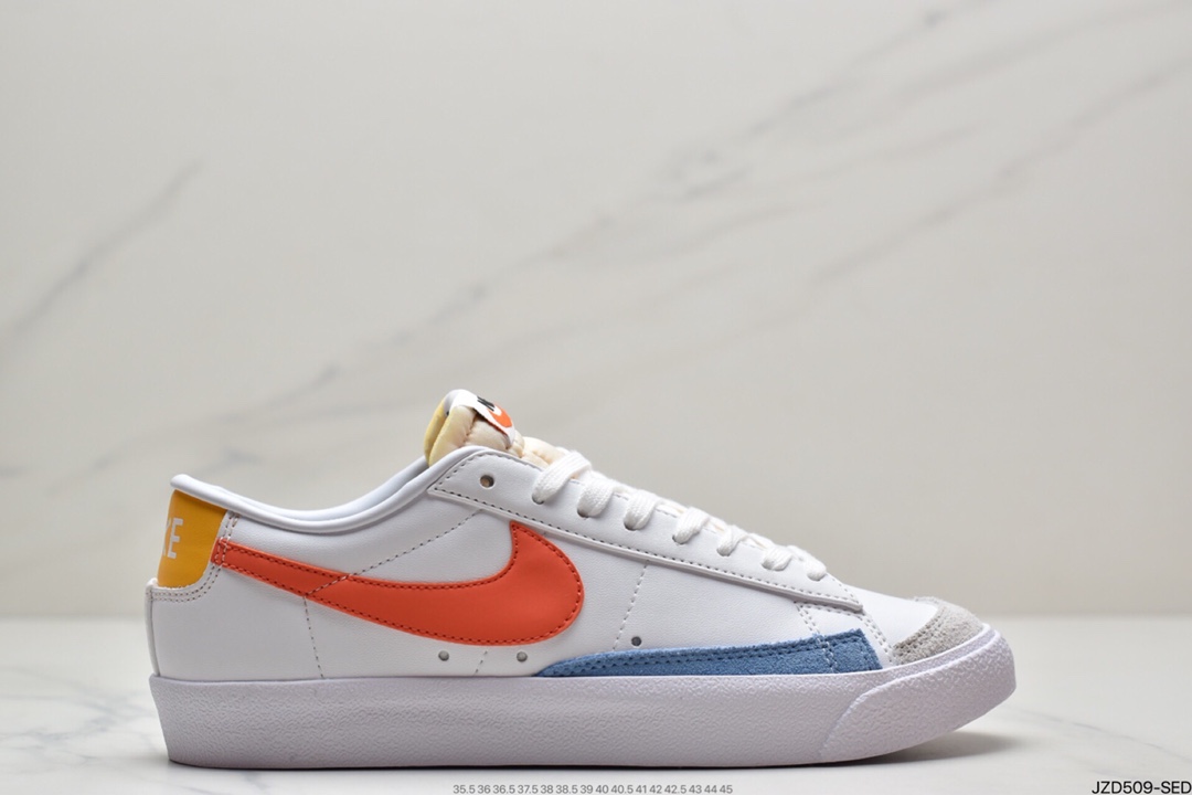140 NIKE Blazer Low ’1977 Vintage”White/Light Blue/Grey”经典板鞋 DC4769-105