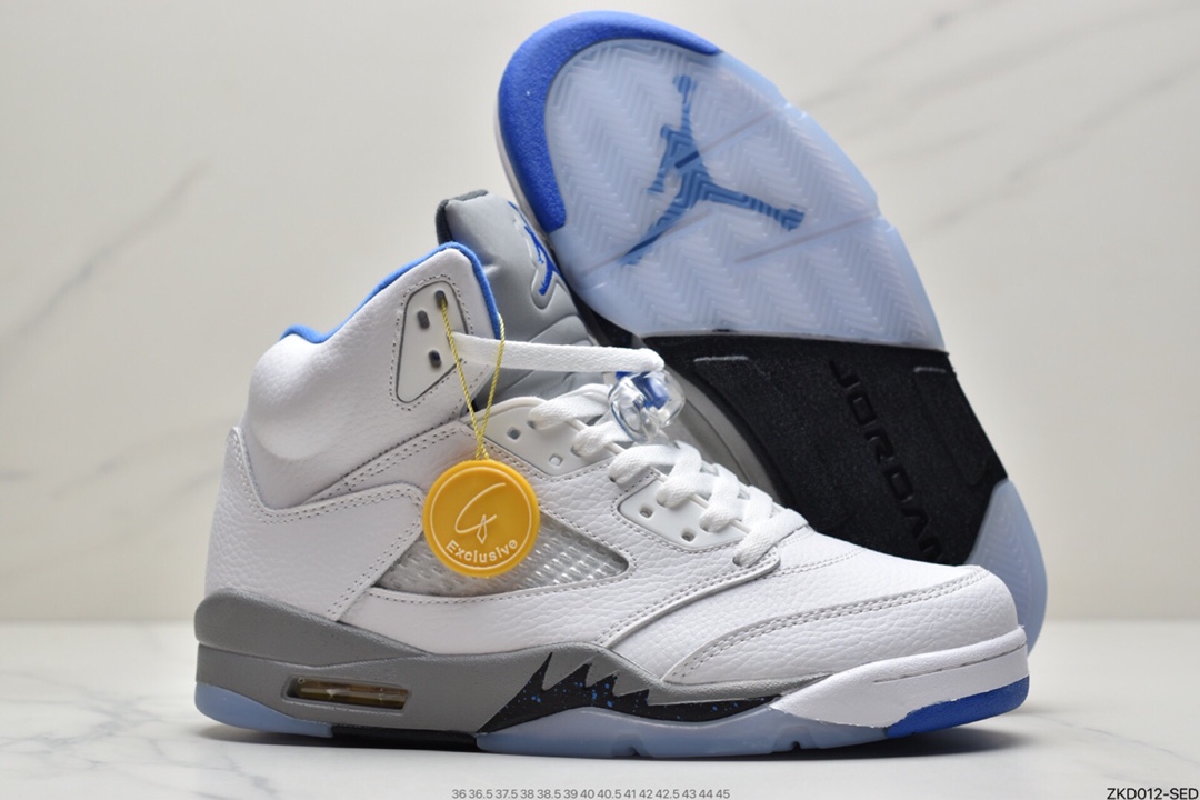 270 耐克 Air Jordan 5 Retro “Stealth 2.0”（GS）白蓝440888-140